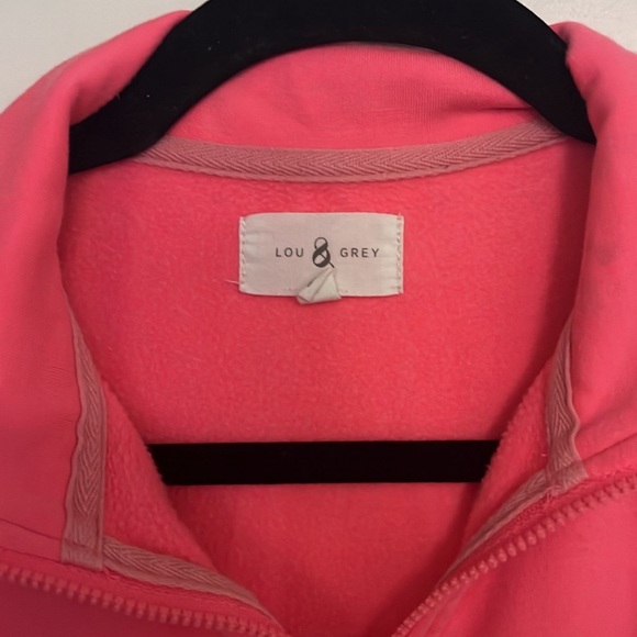 22. MEDIUM Lou & Grey Signaturesoft Super Plush Track Sweatshirt - Picture 3 of 6